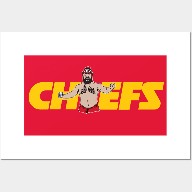 KELCE CHIEFS Wall Art by thedeuce